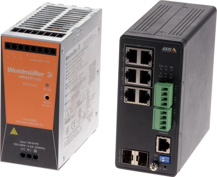 Immagine prodotto Axis T8504-R Interruttore robusto PoE+++ a 4 porte (4 Porti)