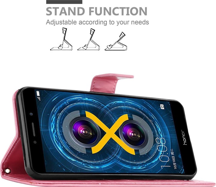 Produktbild Cadorabo Flower Book Cover (Honor 6X)