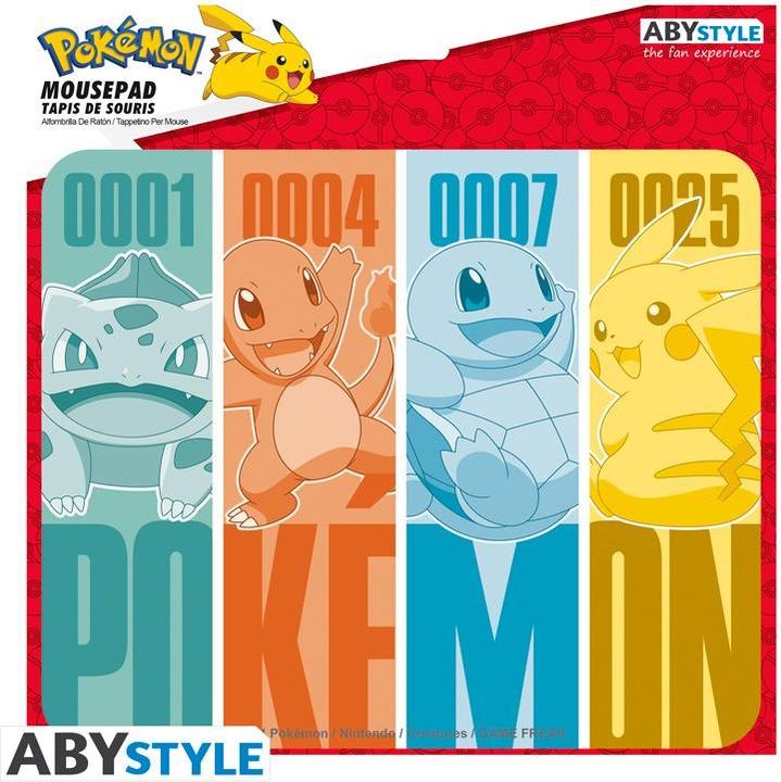 Produktbild Pokémon POKEMON - Flexible Mousepad - Kanto Starters
