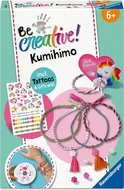 Produktbild Ravensburger BeCreative Mini - Kumihimo & Tattoos