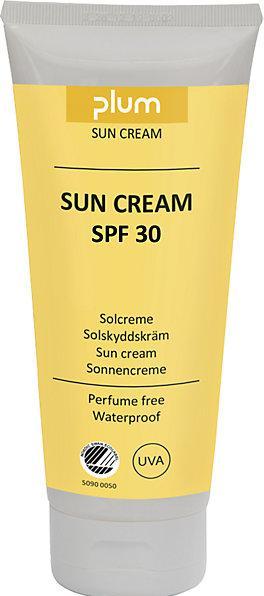 Actual product image Otto Schachner Plum solcreme 200ml faktor 30 - Uden parfume, beskytter mod UVA + UVAB stråler, svanemaerket (200 ml)