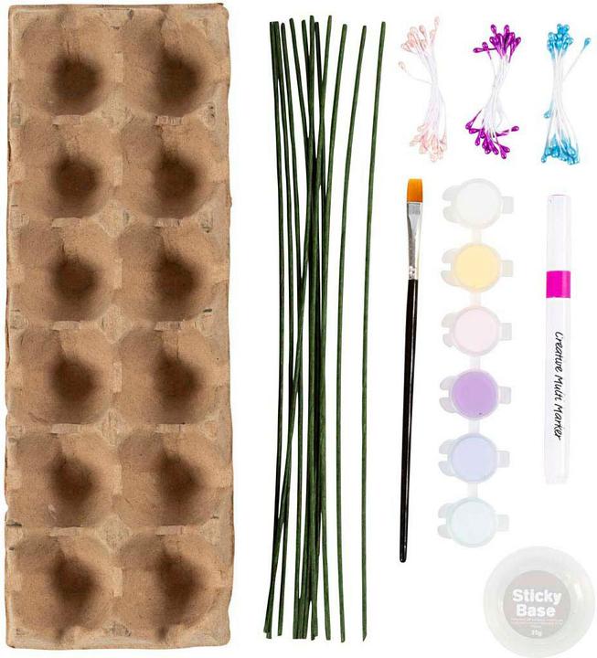 Produktbild Creativ Company Bastelset Eierkarton Pastellfarben, Altersempfehlung ab