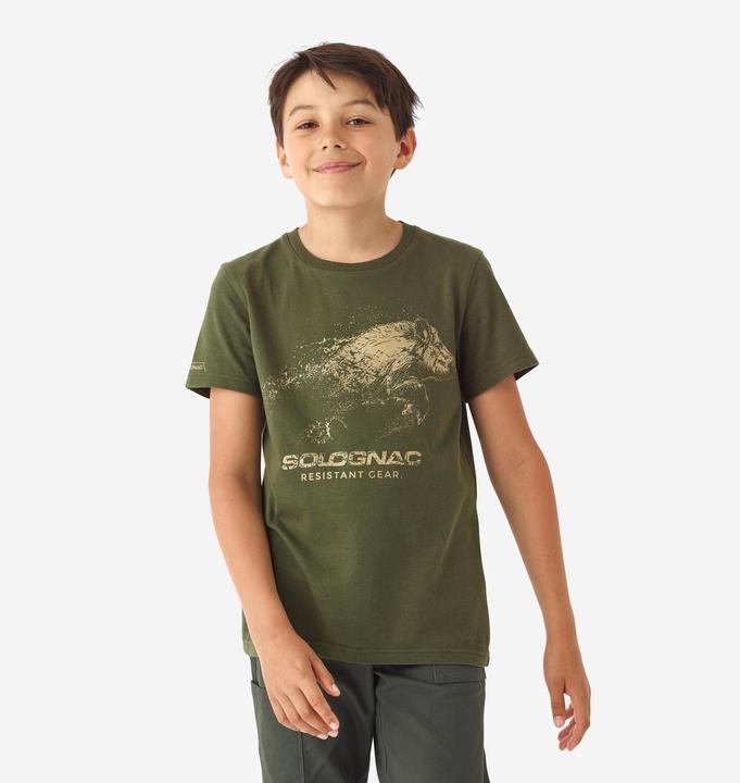 Immagine prodotto Solognac Maglietta bambini verde cinghiale (140)