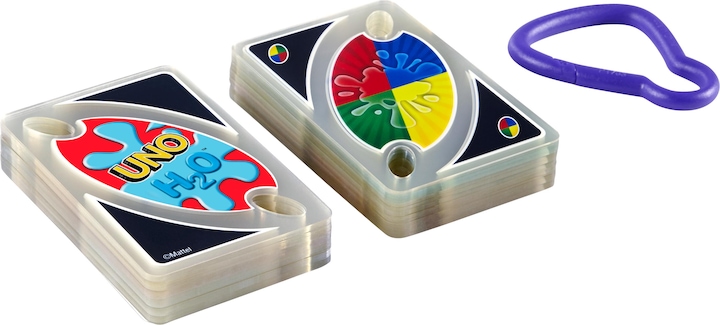 Actual product image Mattel Games Uno H2O To Go Card Game (German)