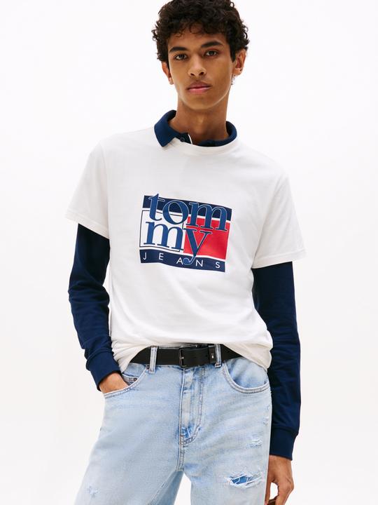 Immagine prodotto Tommy Jeans Tjm Slim Rwb Flag Tee Ext (S)