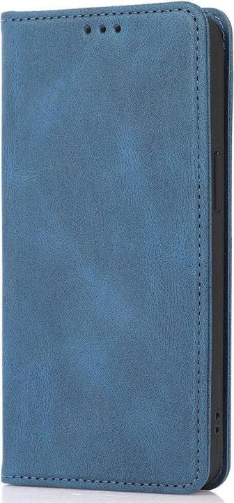 Actual product image Cover-Discount iPhone 15 Pro - Vintage Flip Case Cover dark blue (Apple iPhone 15 Pro)