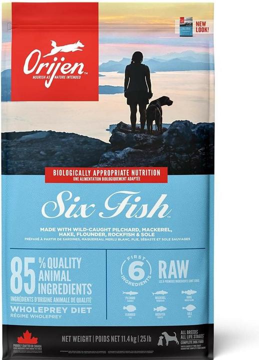 Produktbild Orijen Six Fish (Adult, 1 Stk., 11400 g)