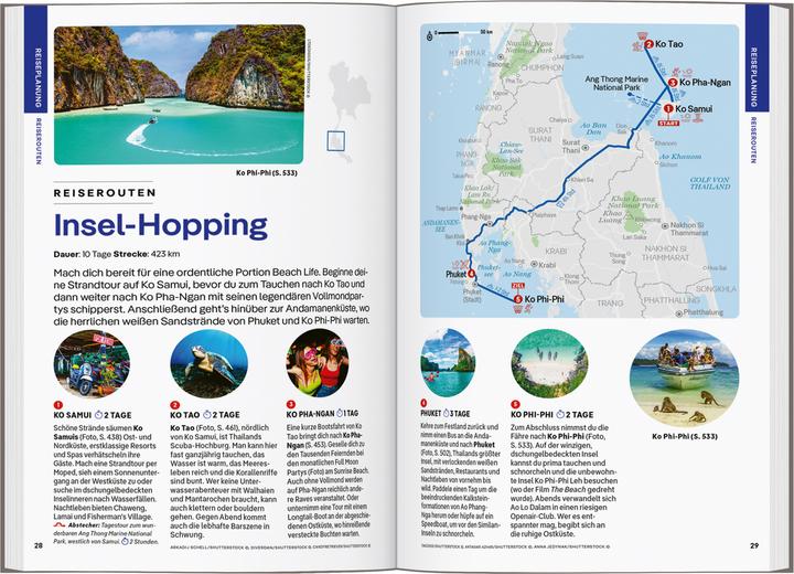 Produktbild Reiseführer Thailand (Deutsch, Amy Bensema, Anirban Mahapatra, Ashley Harrell, Barbara Woolsey, Chawadee Nualkhair, Daniel McCrohan, David Eimer, Michael Kohn, Olivia Pozzan, Paul Harding, Tharik Hussain, Tim Bewer, 2024)