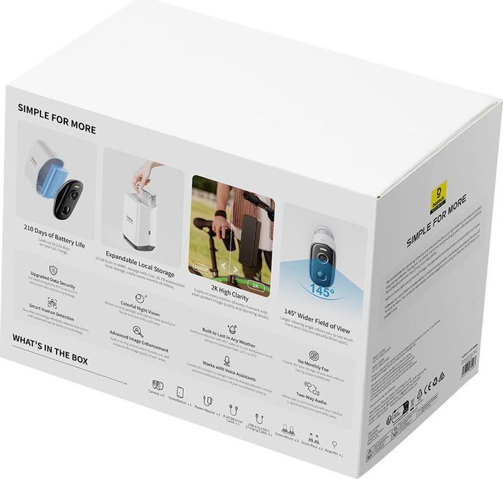 Produktbild Baseus N1 2er Set (2560 x 1440 (WQHD))