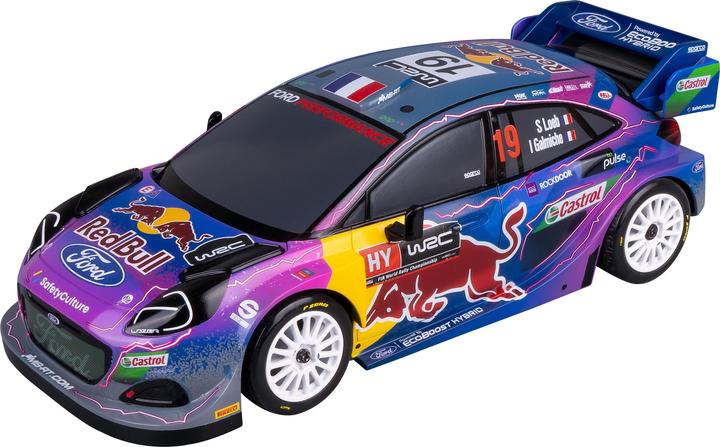 Nikko Voiture télécommandée RC M-Sport Ford Puma, Red Bull Design, avec jeu de pneus et vis