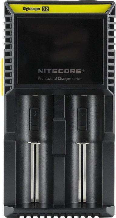 Actual product image Nitecore Digicharger D2 (1 pcs., 14500, 16340, 18650, Battery + charger)