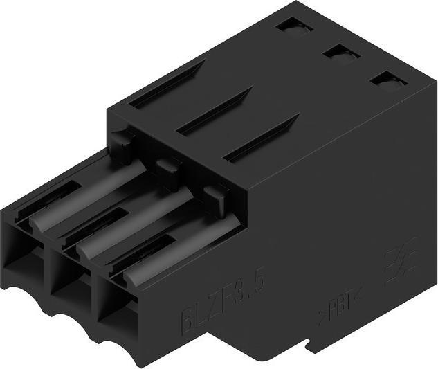 Actual product image Weidmüller Omnimate 3.50mm 3w female plug black