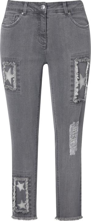 Actual product image Angel of Style Skinny-Jeans, Slim Fit, Sterne-, Destroy-Patches, 5-Pocket (54)