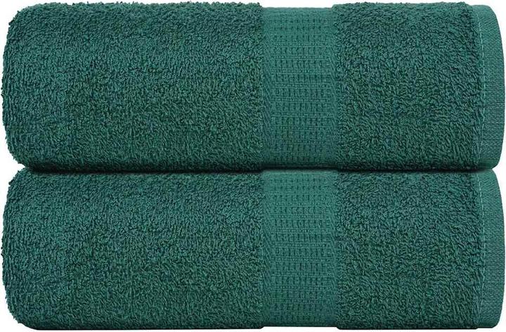 Immagine prodotto vidaXL Asciugamani per ospiti 2 pz. Verde 30x50 cm 360 g/m² 100% cotone asciugamano ospite (30 x 50 cm)