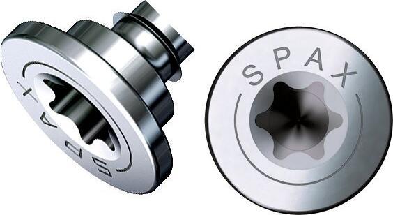 Image du produit Spax Justierschraube Flachkopf T-Star Plus T30 Halterillen 4cut Wirox (100 Vis par pièce, 6 x 120 mm)