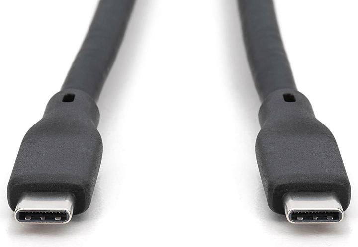 Produktbild Digitus USB Silikon Kabel, USB4 Version 2.0, USB 80Gbps, 1m, schwarz (1 m, USB 4 Version 2.0, 240 W)