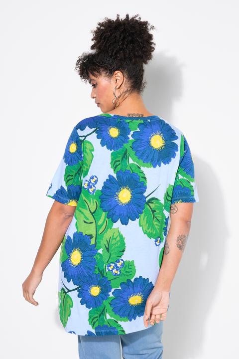 Actual product image Miamoda T-Shirt, A-Linie, Blumenmuster (52)