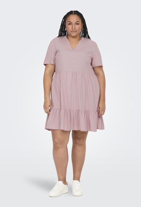 Produktbild Only Normal geschnitten V-Ausschnitt Curve Kurzes Kleid Kleid (42)