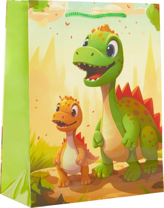 Actual product image Idena Gift bag children motif dino multicoloured 18x8x23cm
