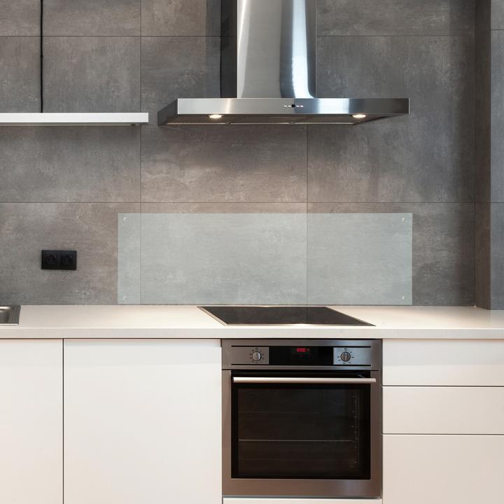 Actual product image Relaxdays Kitchen Splashback Panel, Safety Glass