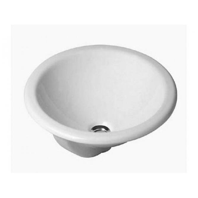 Thumbnail - Duravit, Waschbecken, Einbauwaschtisch ARCHITEC m ÜL o HLB d= 470mm ohne Hahnloch weiss (470 mm, 470 mm)