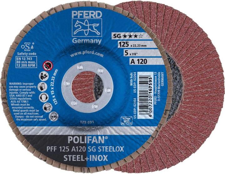 Immagine prodotto Pferd Rondella dentata POLIFAN PFF120 SG STEELOX (120)
