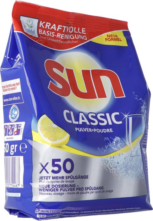 Sun Pulver Lemon NB 950g (Poudre, 50 Cycles de lavage)