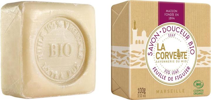 Actual product image La Corvette douceur bio feuille de figuier solid (Hard soap, 100 g)