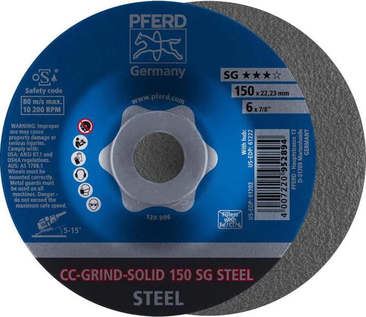 Produktbild Pferd CCGRINDSchleifscheibe CCGRINDSOLID SG STEEL