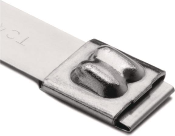 Actual product image HellermannTyton Cable tie stainless steel 521x12,3mm (Metal cable ties, 521 mm, 50 pcs.)