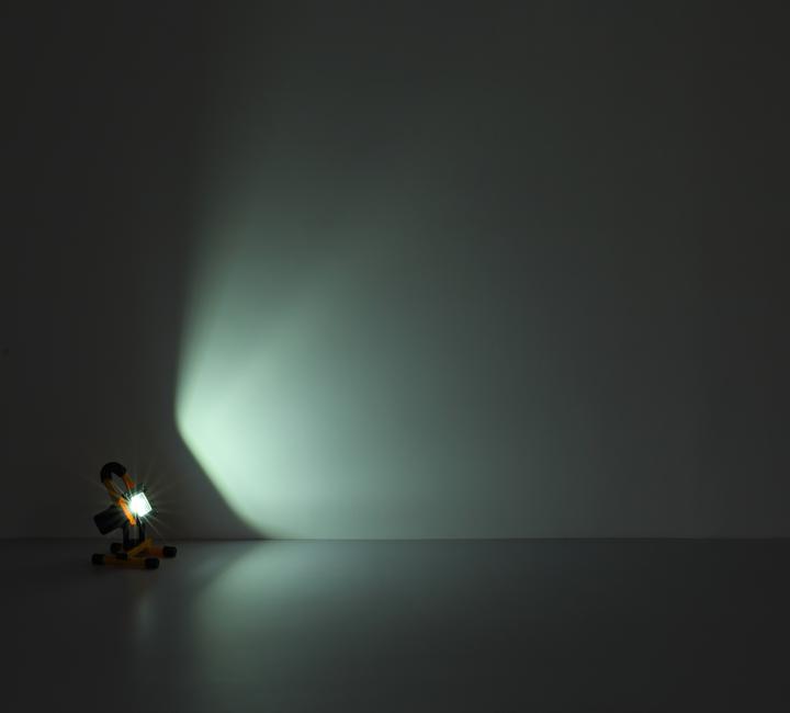 Produktbild Globo Bernd LED Aussenleuchte 7W Tageslichtweiss IP54 Gelb, Aluminium Druckguss 22,5cm 34209