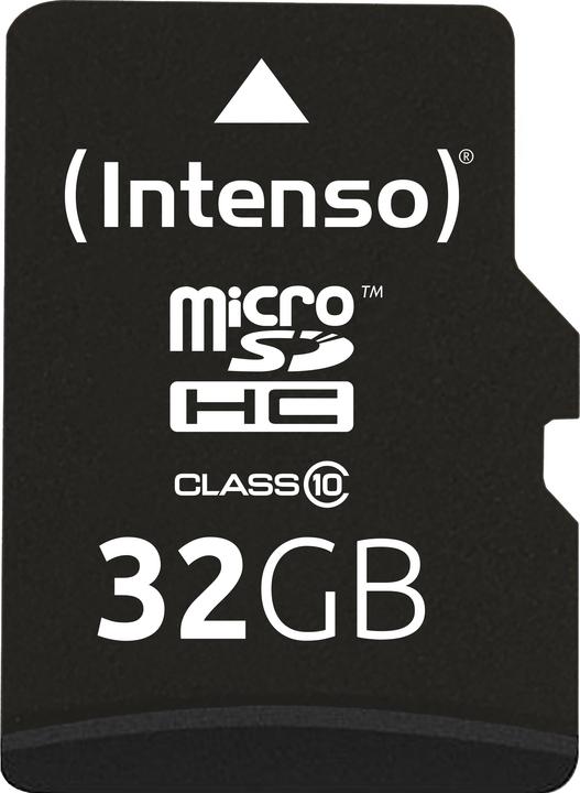 Actual product image Intenso microSD Class 10 (32 GB, microSDHC, U1)