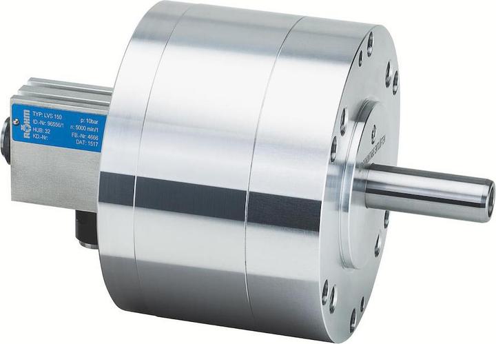 Actual product image Röhm Luft-Vollspannzylinderr LVS 105, mit Sicherheitseinrichtung und Hubkontrolle