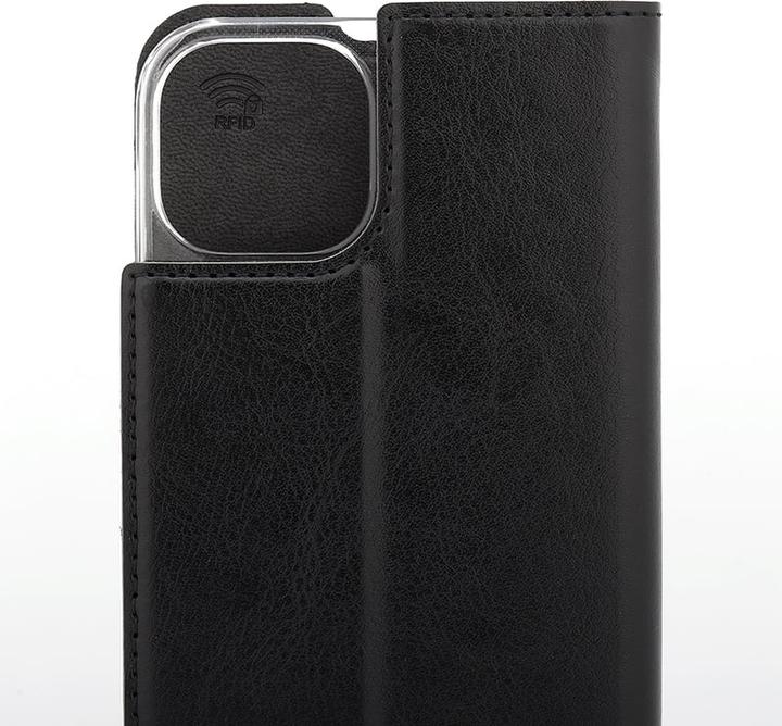 Actual product image Wave BookCase -suojakotelo, iPhone 13, musta (Apple iPhone 13)