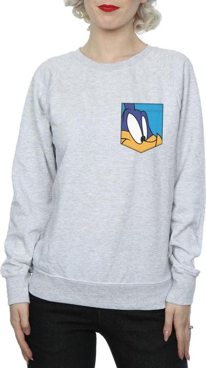 Produktbild Looney Tunes Road Runner Face Faux Pocket Sweatshirt (M)