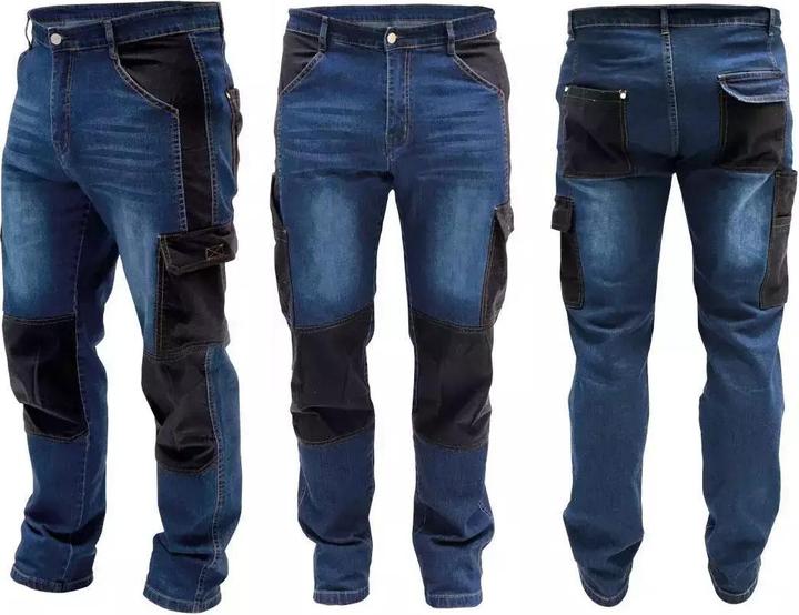 Dedra Pantalon en jean taille XL, denim 280g/m2 (XL)