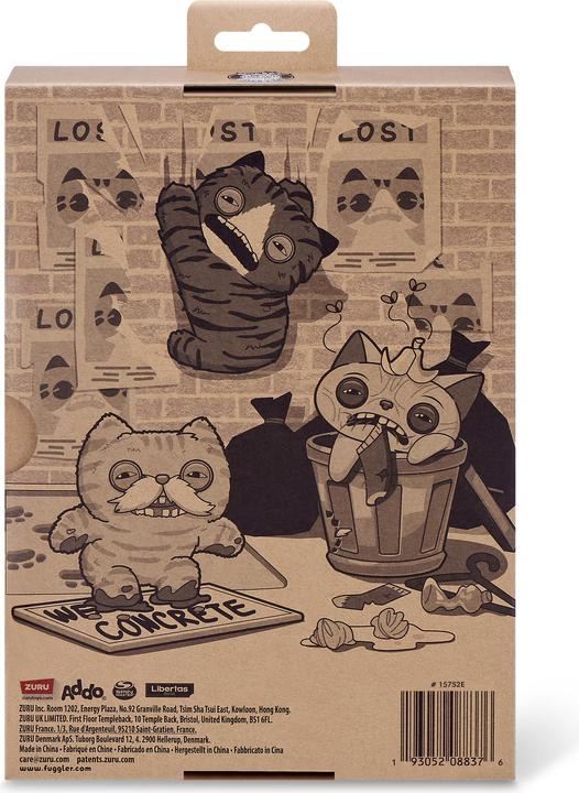 Produktbild Zuru Fuggler Funny Ugly Monster - Alley Cats - Cat Eyed Weiro (22 cm)