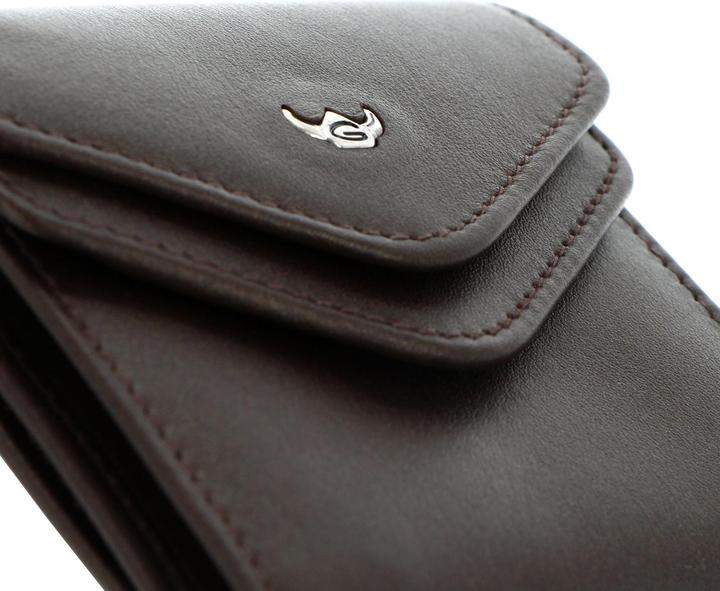 Actual product image Golden Head Valencia wallet RFID protection leather 7.5 cm