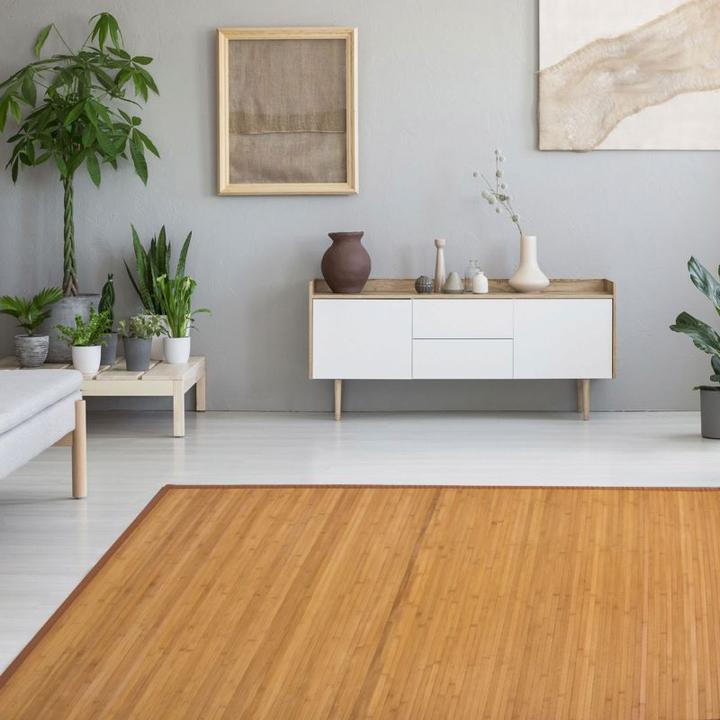 Produktbild Homestyle4u Bambusmatte Bambusteppich (80 x 300 cm)