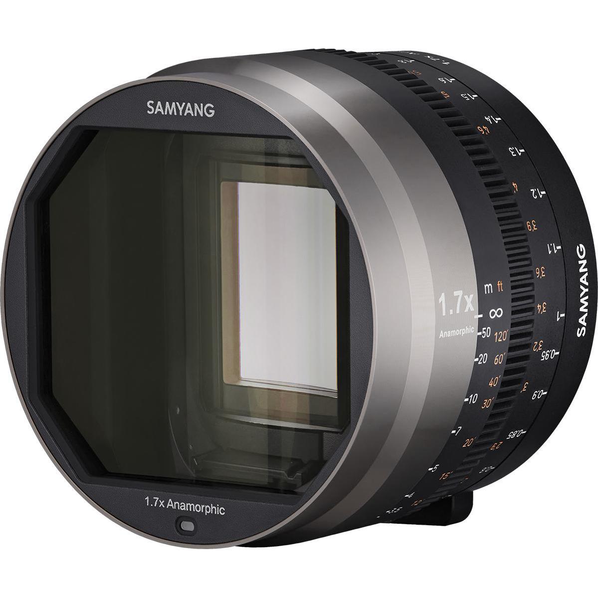 Samyang V-AF Anamorphic Adapter, Objektivadapter, Schwarz, Silber