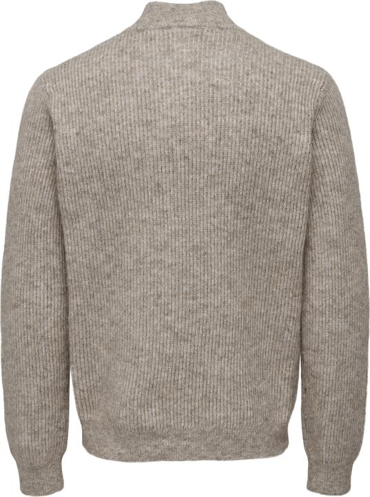 Produktbild Only & Sons Onstegan Reg 5 Wool Half Zip Knit Bf (M)
