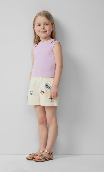 Produktbild S.Oliver T-Shirt Geripptes Tanktop mit Cut-outs (92)