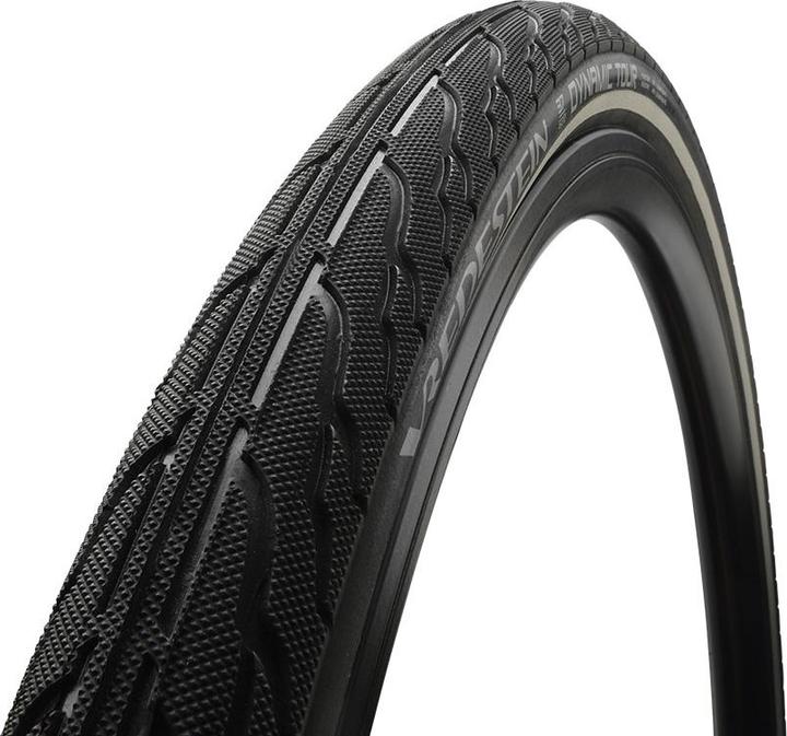 Vredestein Dynamic Tour bicycle tyre, black, 40-622/28x1.5/8x1.1/2 (28 x 1.50, 40-622)