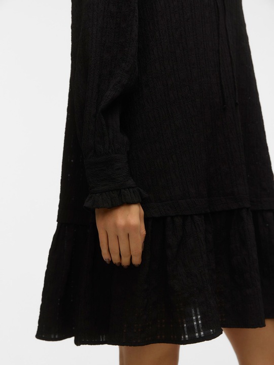 Produktbild Vero Moda Normal geschnitten Hoch geschlossen Ärmelbündchen mit Knopf Kurzes Kleid Kleid (XS)