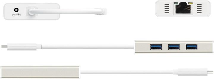 Actual product image j5Create USB 3.0 Type-C Hub (USB-C, 3 Ports)