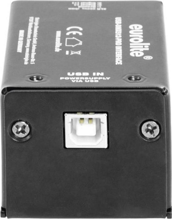 Actual product image Eurolite DMX Interface USB-DMX512 PRO M