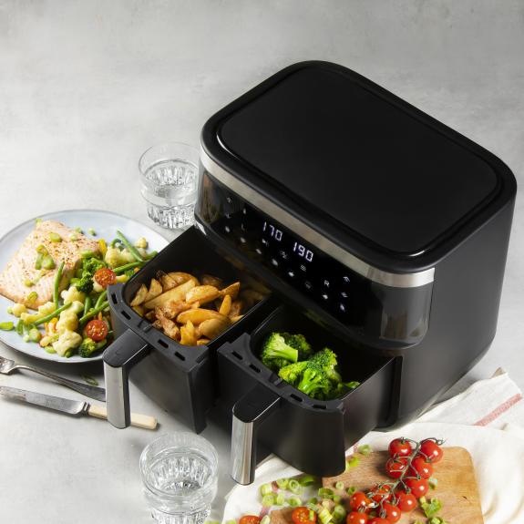 Image du produit Domo DO537FR Friteuse Protection contre la surchauffe, fonction minuterie, avec écran, revêtement