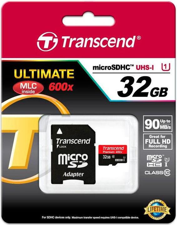 Produktbild Transcend USD300S (32 GB, microSDHC, U1, UHS-I)