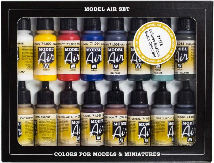 Produktbild Vallejo Model Air - Basis-Farben