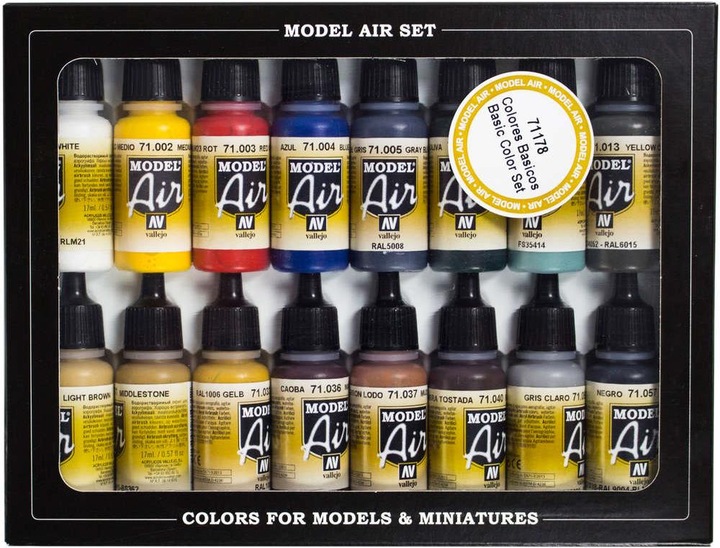 Image du produit Vallejo Model Air - Couleurs de base